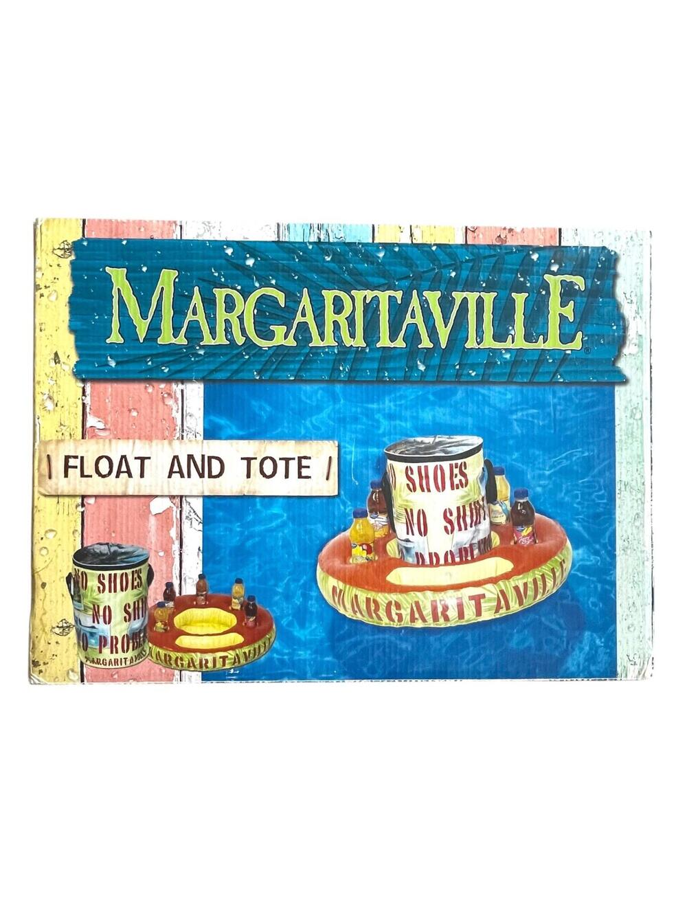 Margaritaville Float & Tote Cooler Pool Float 5 Cup Holders NEW In Box!